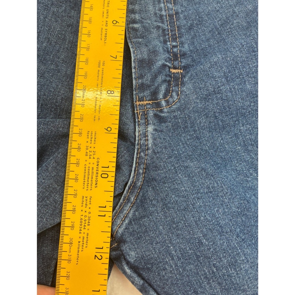Wrangler Carpenter Jeans Mens 32x30 Relaxed Fit Denim Blue 94LSODV Tech Pocket - Picture 3 of 9